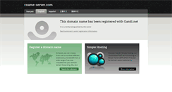 Desktop Screenshot of cname-server.com